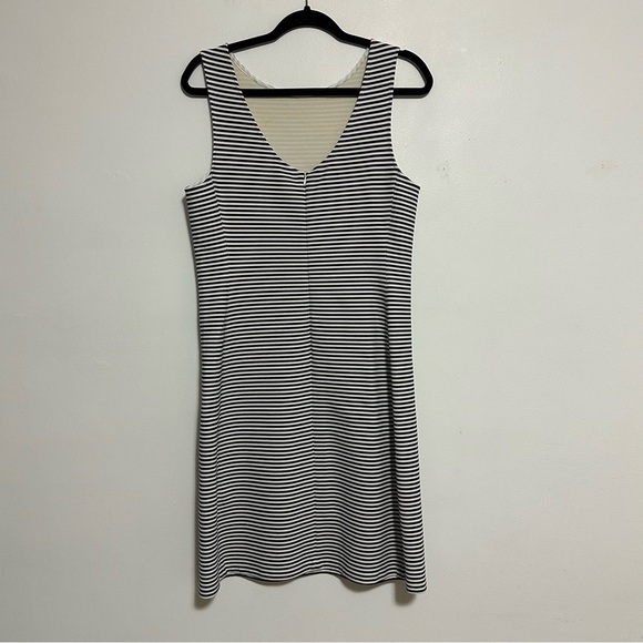 Theory Mivrill Sail Striped Sleeveless Sheath Dress - Picture 7 of 10